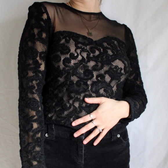 Vintage Lace Shirt - Picture 1 of 3